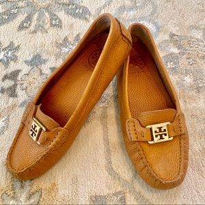 Tory Burch Tumbled Kendrick Driving Loafers Size 7